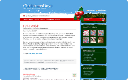 Christmas Days WordPress Theme